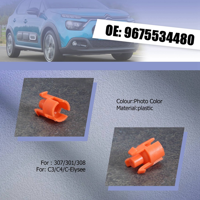 Set 5 Kẹp Khóa Xi Lanh Cho Citroen C3 C4 C-Elysee Peugeot 301 307 2008 308