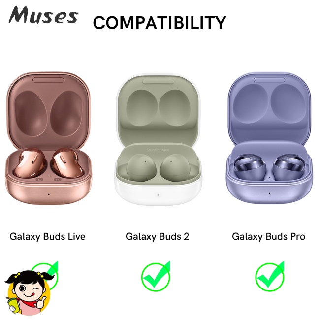 Vỏ Bảo Vệ Hộp Sạc Tai Nghe Không Dây Samsung Galaxy Buds Live / pro / 2