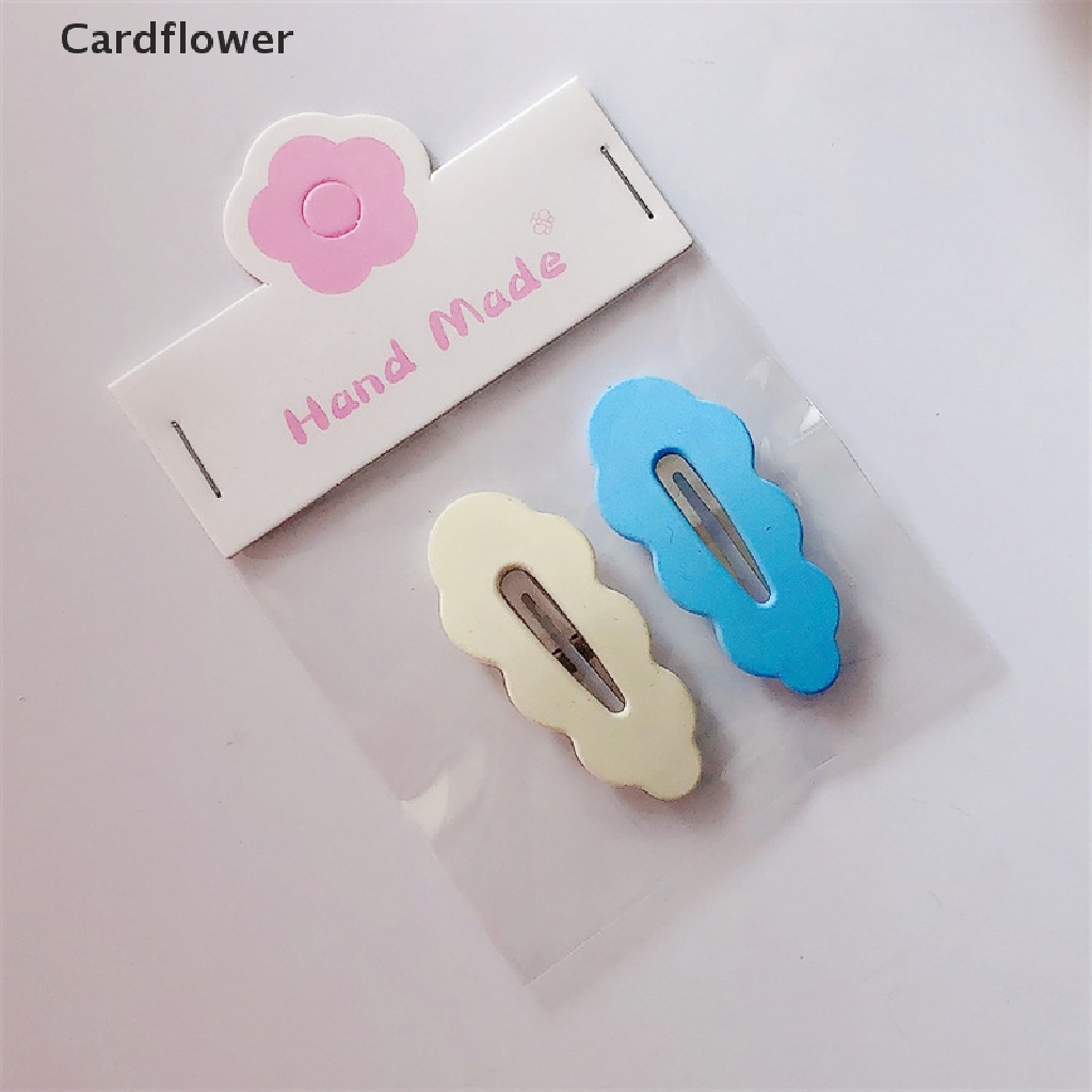 < Cardflower > 50 Thẻ Giấy Hình Hoa Nhiều Màu Trưng Bày Kẹp Tóc Vòng Tay Dây Chuyền Trang Sức