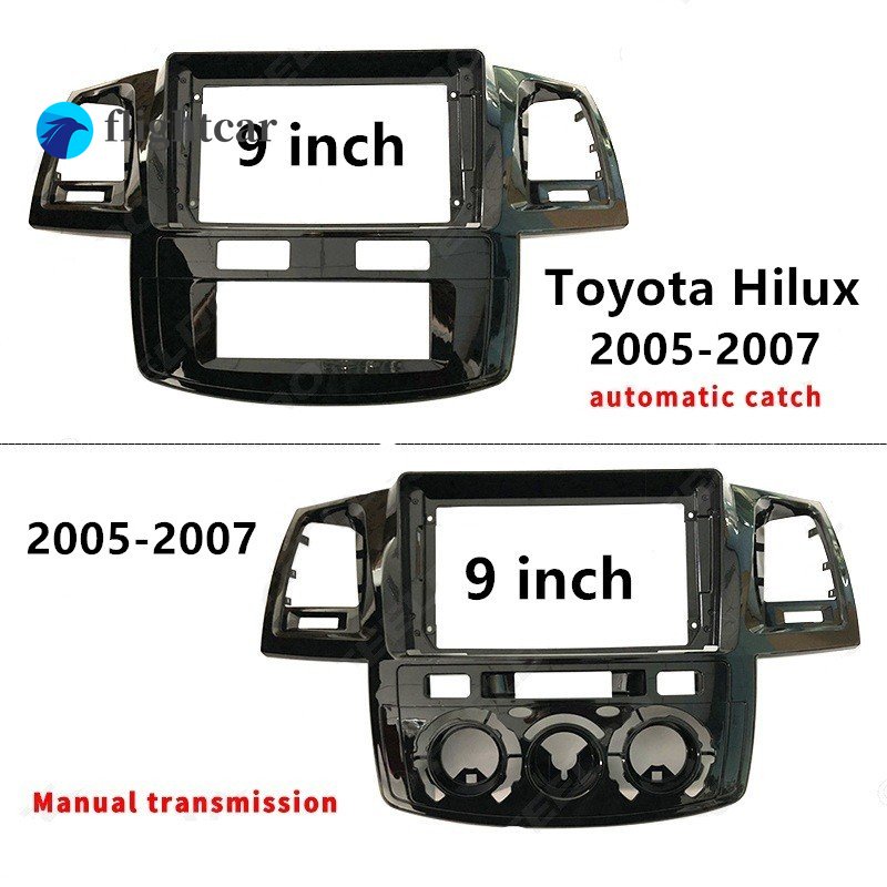 Vỏ Máy Nghe Nhạc Mp5 Cho Xe Hơi Toyota Hilux / Vigo / Old Runner 2004-2008 9-inch