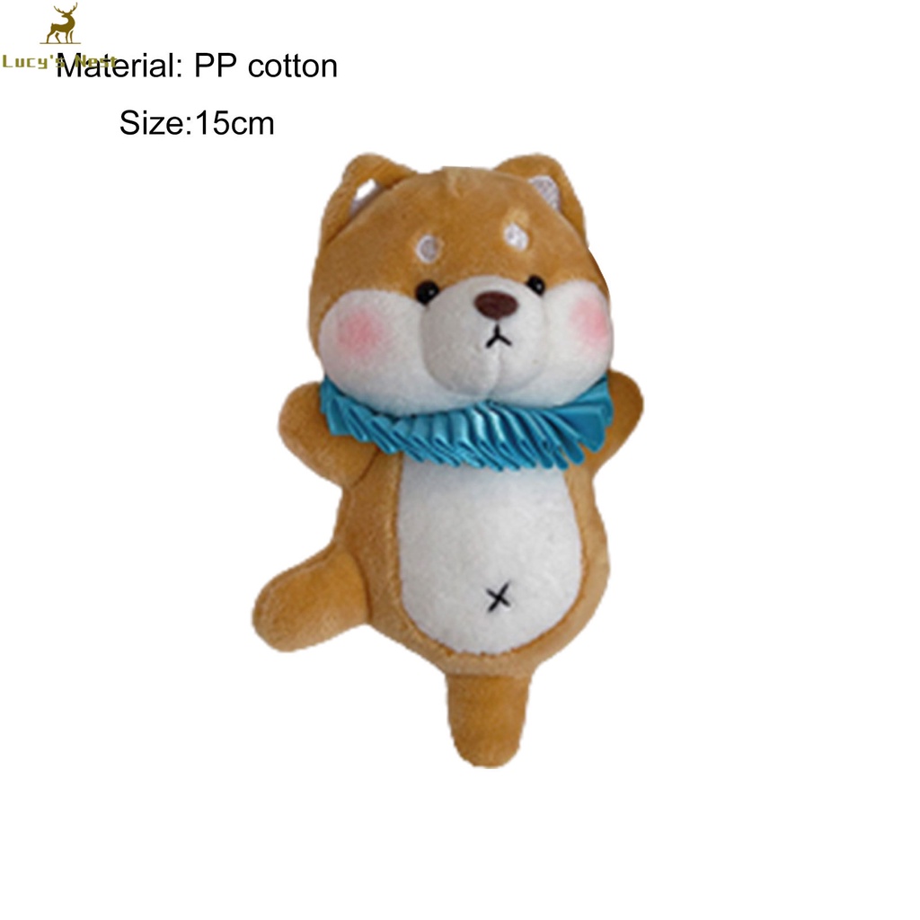 Móc Khóa Hình Heo / Cáo Nhồi Bông 15cm Dễ Thương Dành Cho Bạn Gái