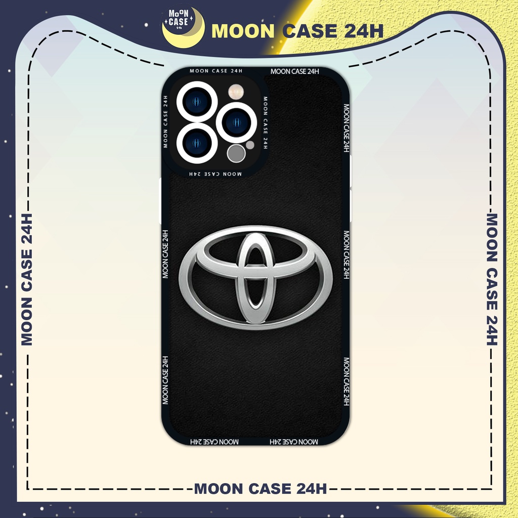 Ốp lưng iphone MOON CASE 24H Hình Logo Biểu Tượng Toyota ip 8/x/xs/xsmax/11/12/13/14pro/plus/promax