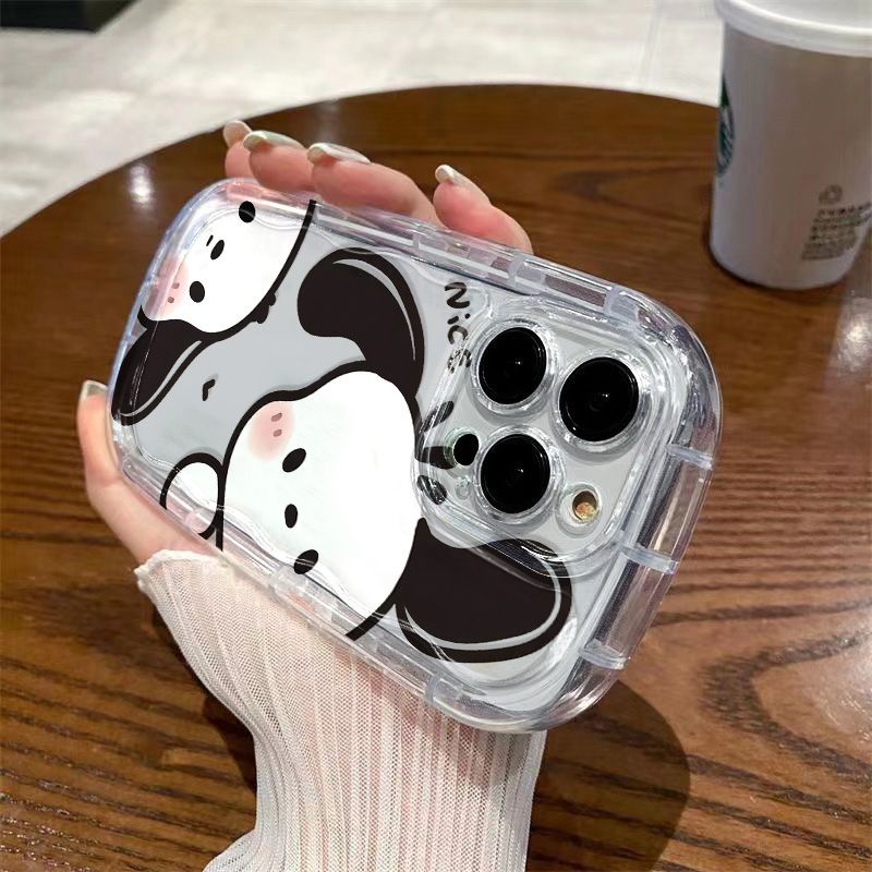 ✅Ốp Điện Thoại Dẻo Trong Suốt In Hình Chó Pacha Chống Sốc Cho Iphone 14 / 1112 xs7 8p xr13 Z5CY