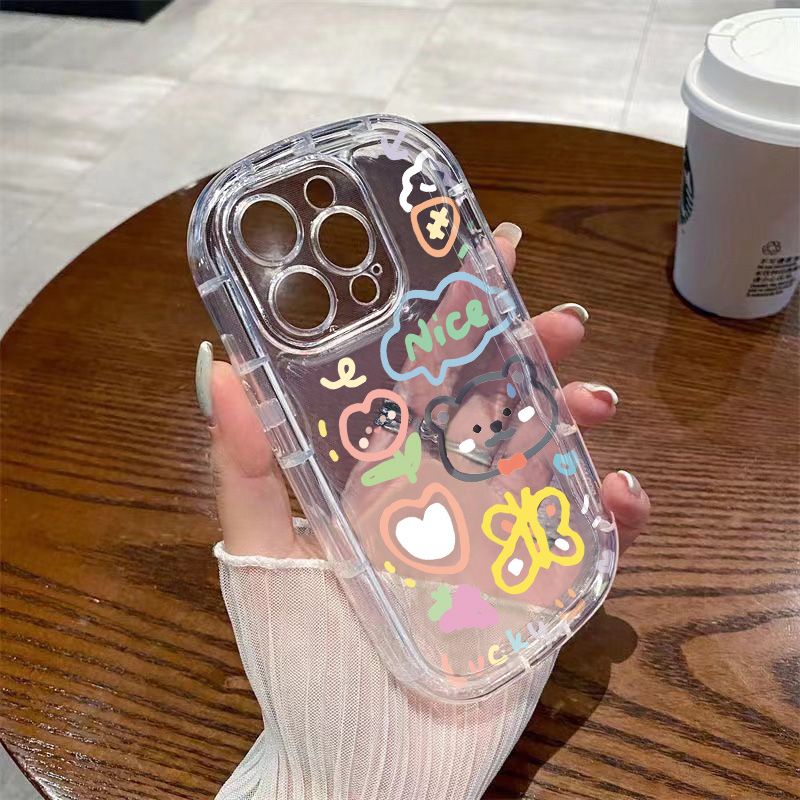 ✅Ốp Điện Thoại Mềm Chống Sốc Họa Tiết graffiti Cho Iphone Xs / xr 118p 137 promax 12iPhone14 C2KE