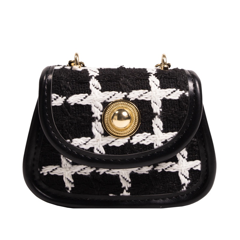 Túi Đeo Chéo Nhỏ Đính Kim Cương Giả Thời Trang Nhật Bản 2023 Cho Nữ