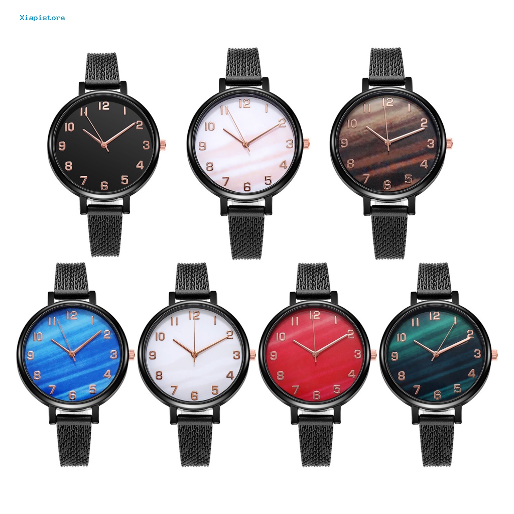 Đồng Hồ Đeo Tay Mặt Tròn Thời Trang Dành Cho Nữ