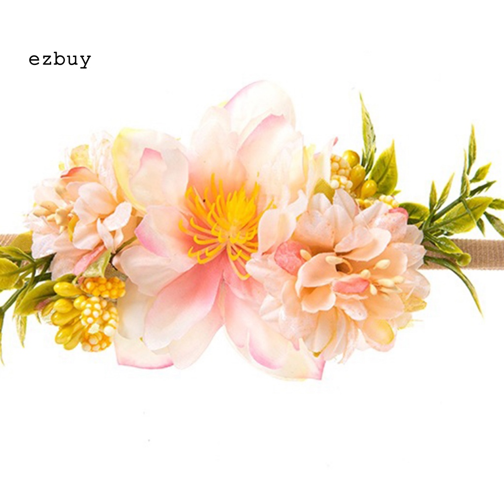 Băng Đô Hoa Hồng Thoáng Khí Sáng Tạo Cho Bé