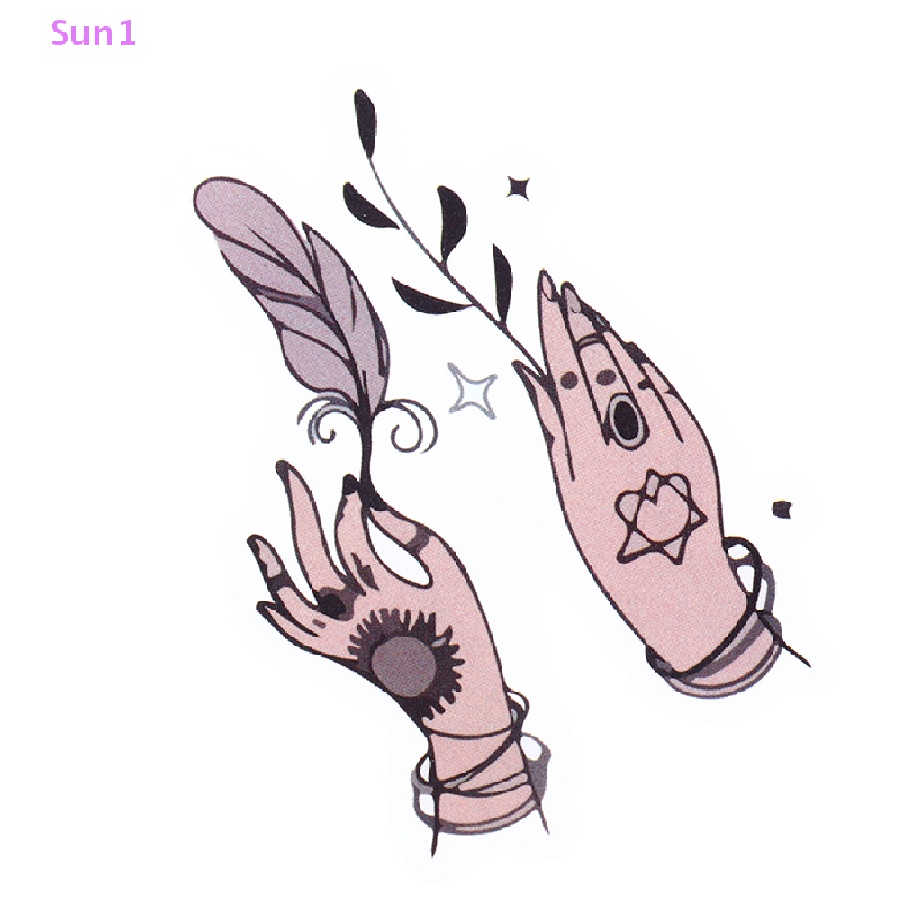 Set 50 Miếng Dán Chống Thấm Nước Trang Trí Phong Cách Retro