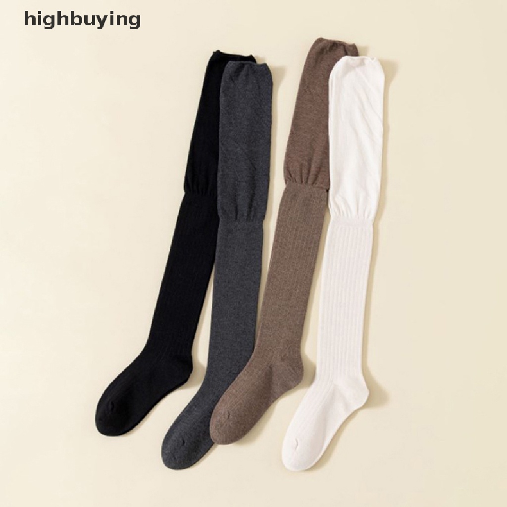 Đôi Vớ DàI Qua GốI MàU Trơn ThờI Trang Cho Nữ