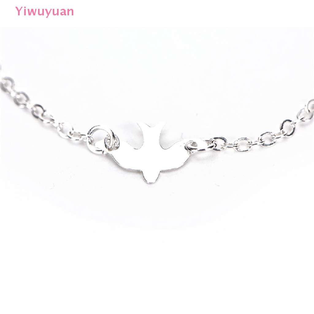 < Yiwuyuan > Vòng Tay Hình Chim Bồ Câu Nhỏ Nhắn Dễ Thương