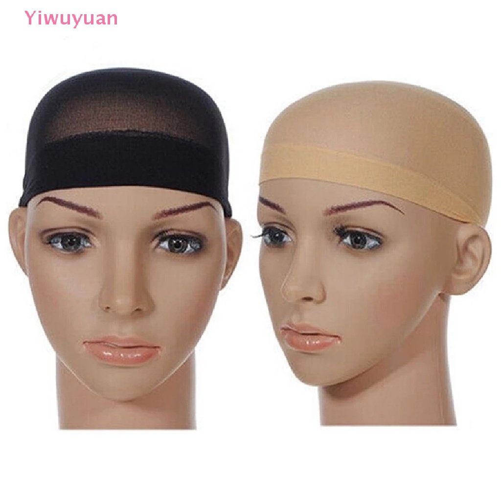 < Yiwuyuan > Tóc Giả Dạng Mũ Lưới Màu Đen Chất Lượng Cao Cho Nữ Giới