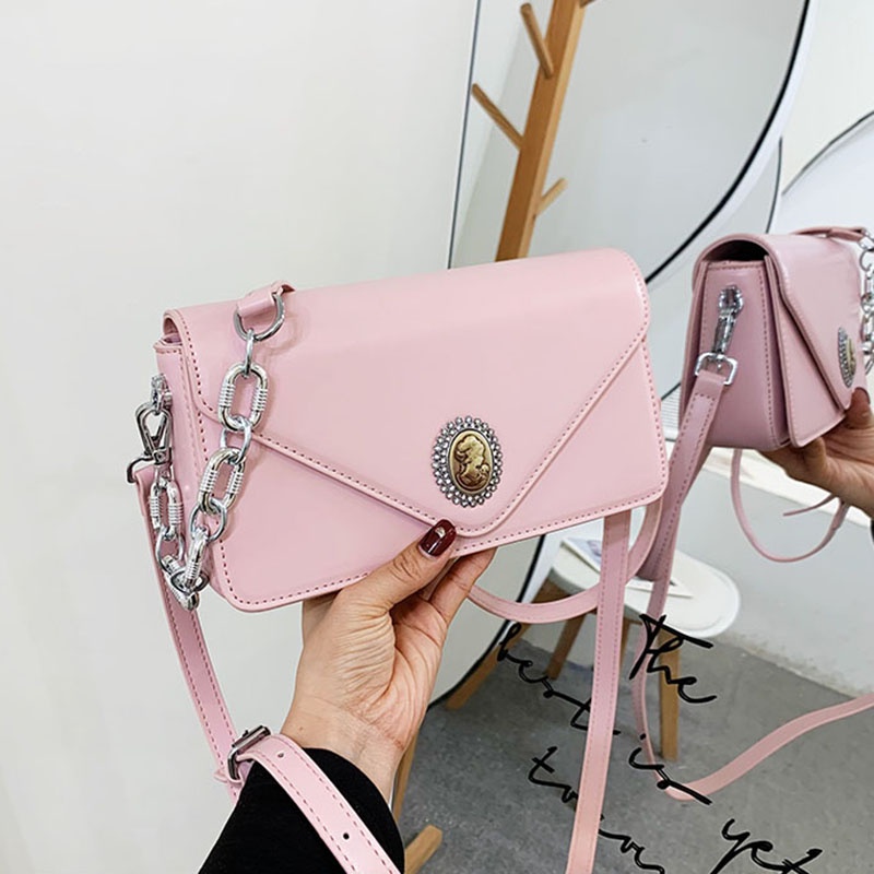 Túi Đeo Vai Hình Vuông Nhỏ Nhiều Màu Sắc Tùy Chọn Thời Trang Cho Nữ