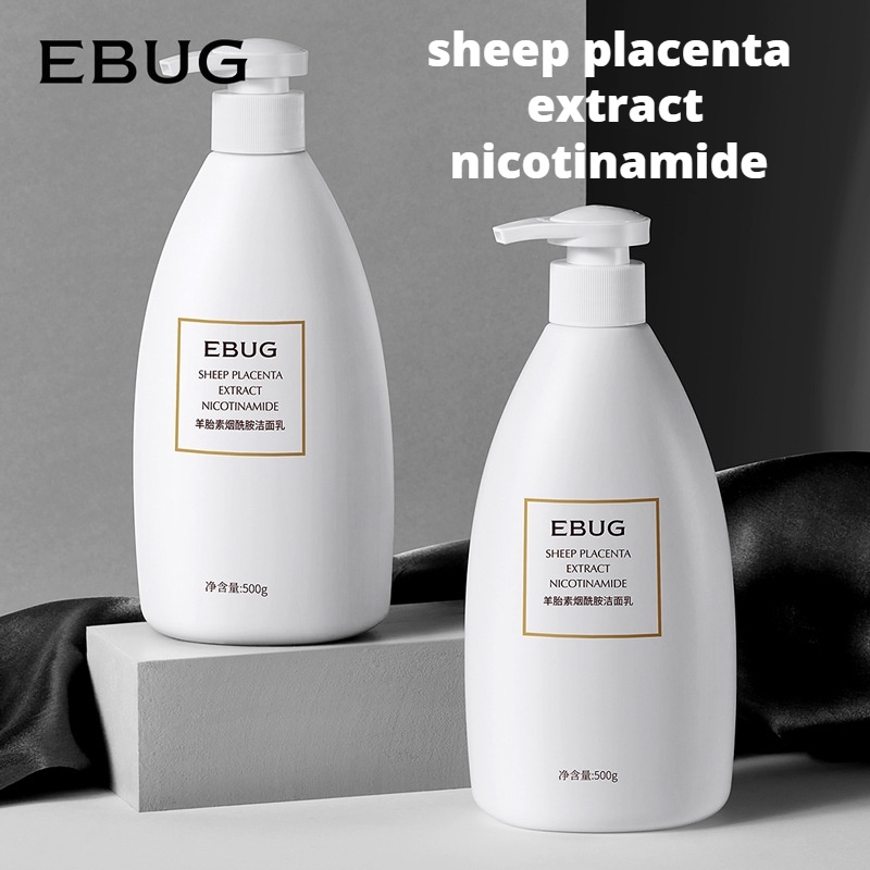 Sữa Rửa Mặt Niacinamide Cừu Làm Trắng Và Sáng Da Dưỡng Ẩm Bổ Sung Dầu Dịu Nhẹ Làm Sạch Da 500g