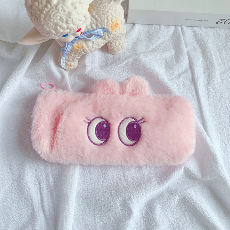 Túi Đựng Bút Hình Cá Sấu / Thỏ Nhồi Bông Cỡ Lớn Dễ Thương Cho Bạn Gái Ốp