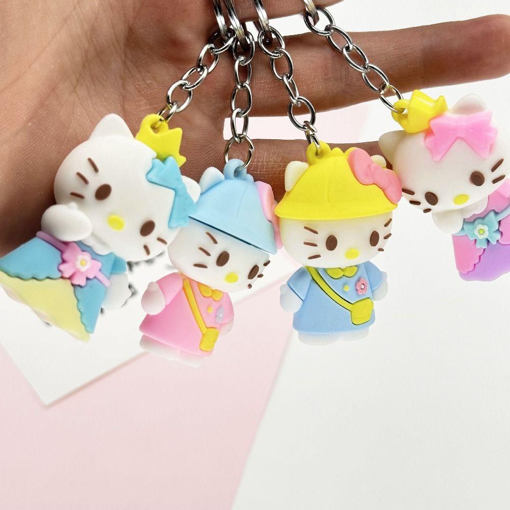 DARNELL Móc Khóa Hình Mèo Hello Kitty Dễ Thương
