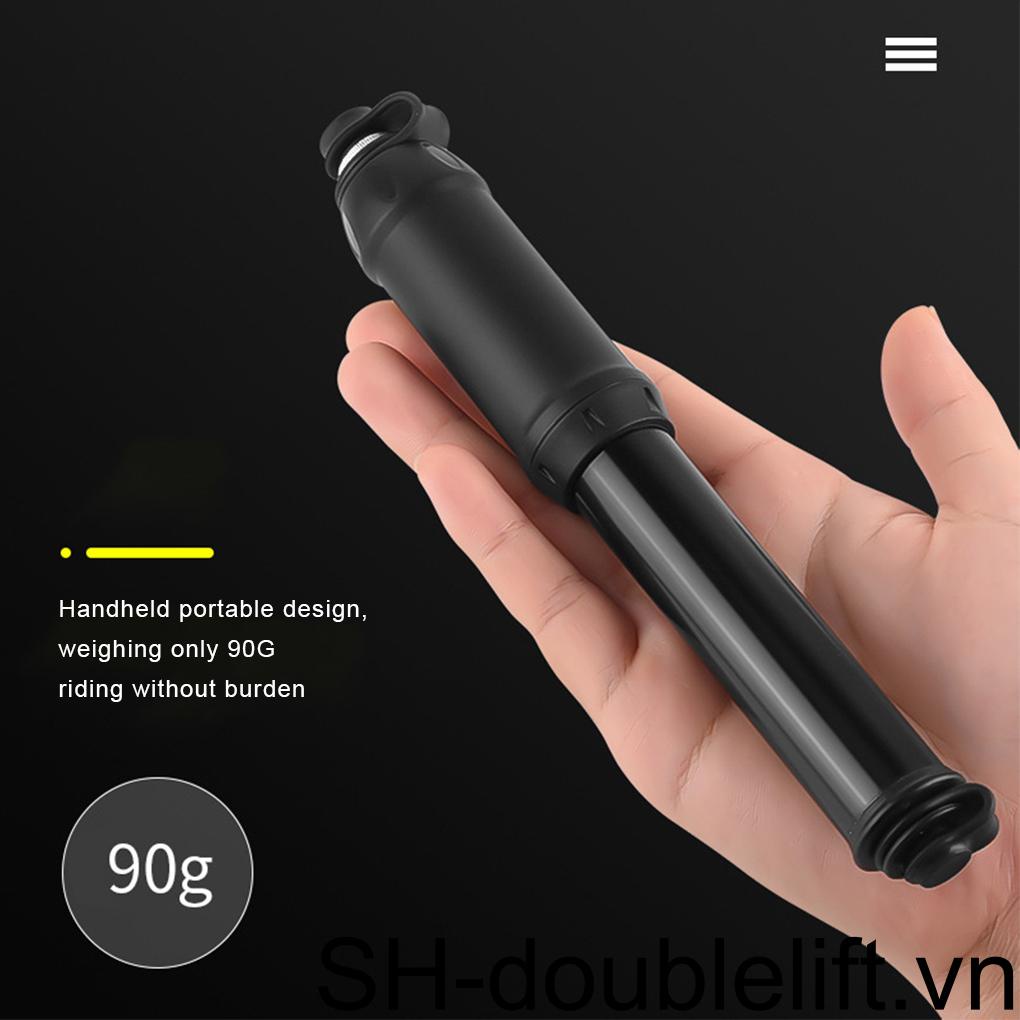 Dụng Cụ Bơm Hơi Bánh Xe Đạp Leo Núi Bằng Hợp Kim Nhôm Chất Lượng Cao