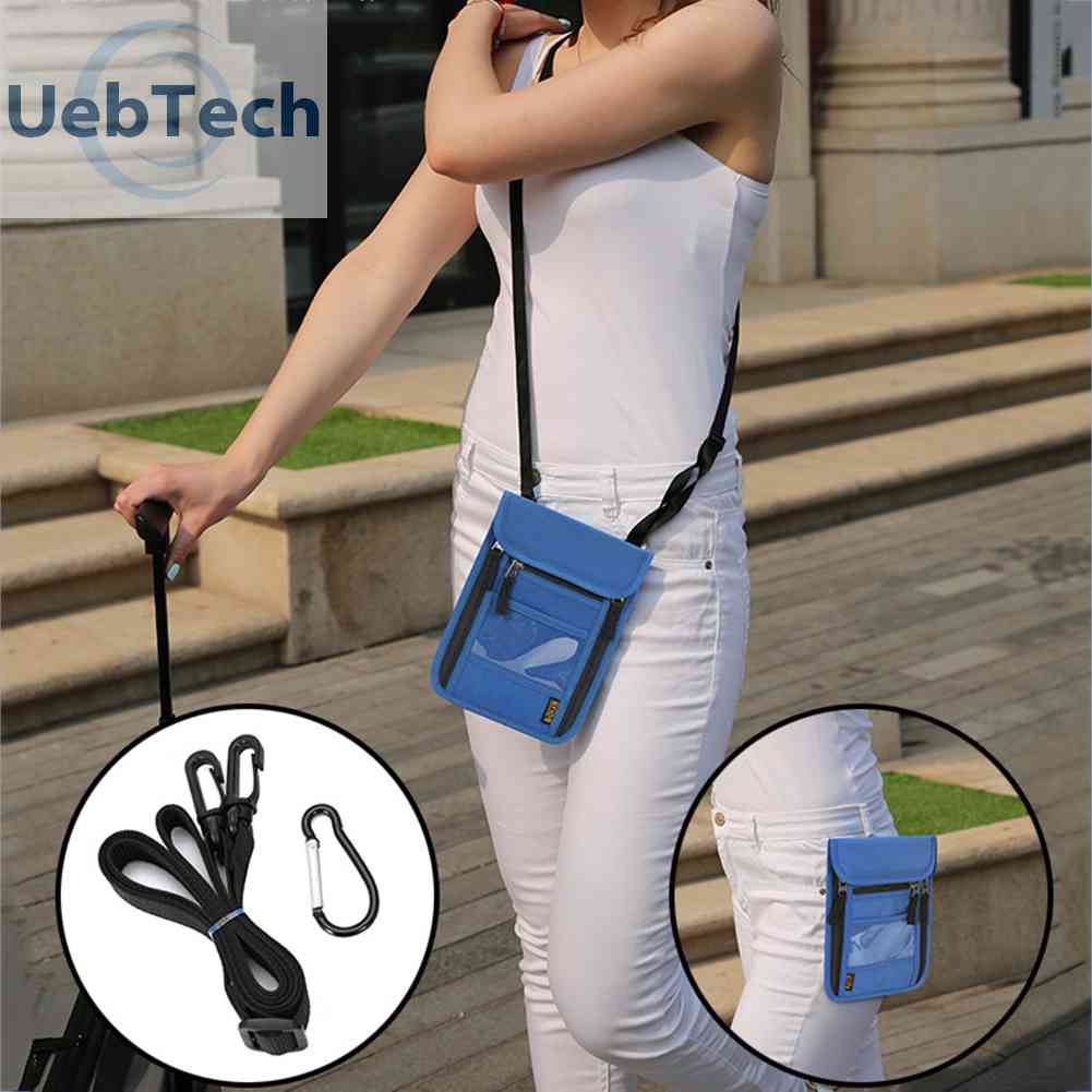Ví Đựng Hộ Chiếu / Thẻ Đeo Cổ Đa Năng Tiện Dụng Mang Theo Du Lịch