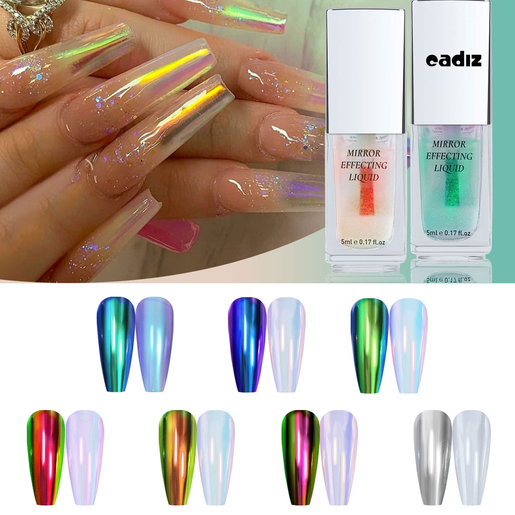 Bột Tạo Hiệu Ứng Ánh Kim Loại Lấp Lánh Nhanh Khô 0.5g Dành Cho Trang Trí Móng Tay Nghệ Thuật