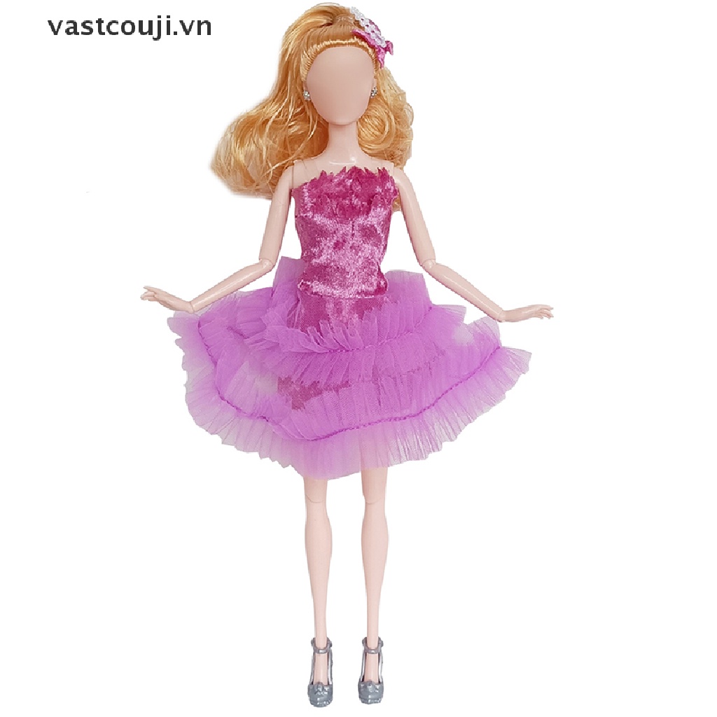 1 Bộ Đầm Thời Trang Xinh Xắn Dành Cho Búp Bê VASTJI 30CM