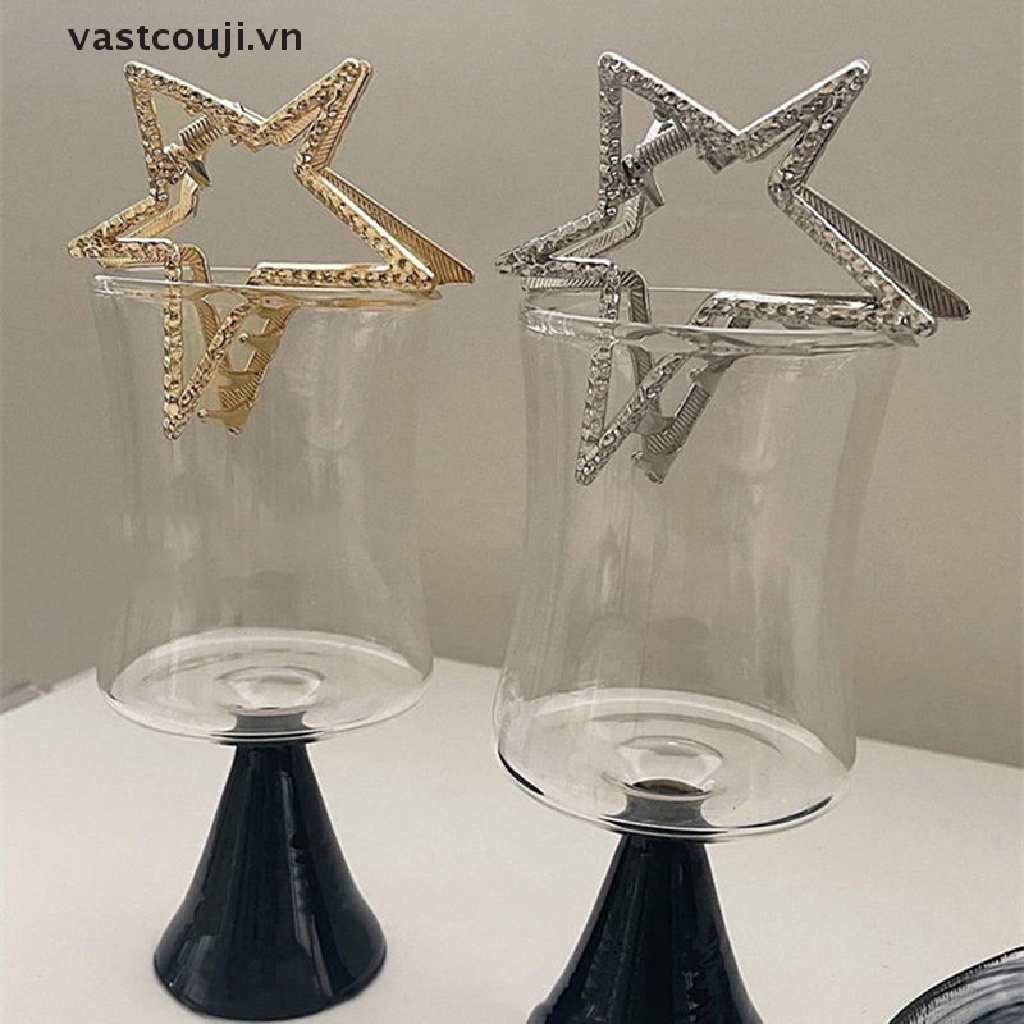 Kẹp Tóc Hình Ngôi Sao Năm Cánh Rỗng Phong Cách Harajuku Nhật Bản Ngọt Ngào Cho Nữ VASTJI Y2k VN