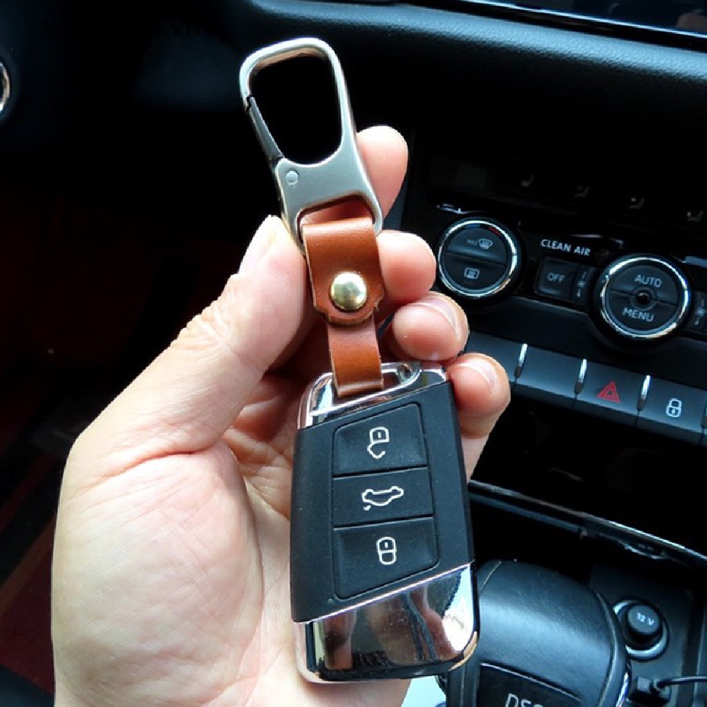 Móc Chìa Khóa Bằng Da Bò Chất Lượng Cao