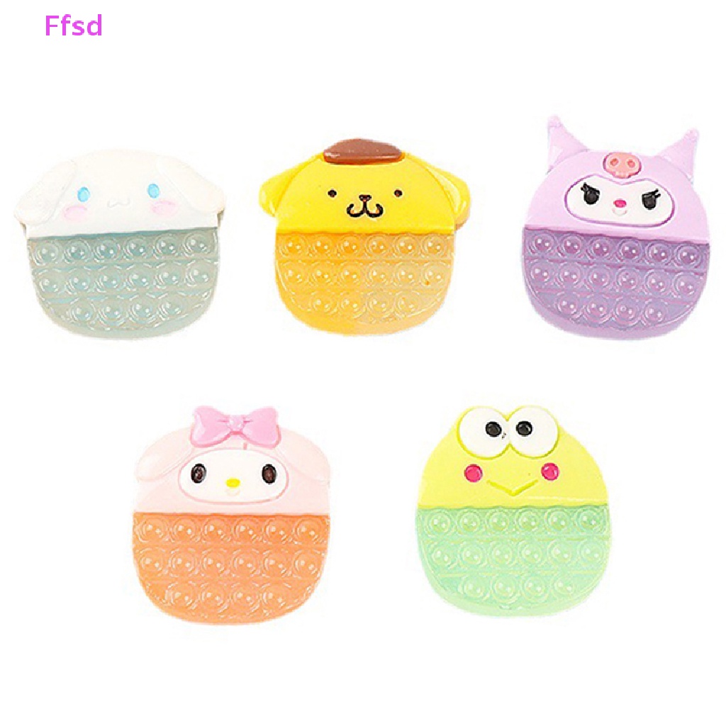 {Ffsd} Miếng Dán Trang Trí Tủ Lạnh Mô Phỏng Thủ Công Màu Dạ Quang Hình Chú Chó Hoạt Hình Kuromi Diy Bán Chạy *