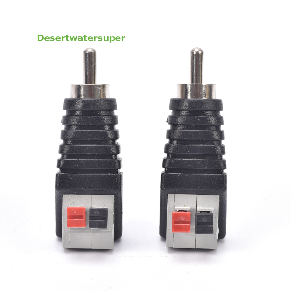 Set 2 Đầu Nối Dây Cáp Âm Thanh RCA A / V