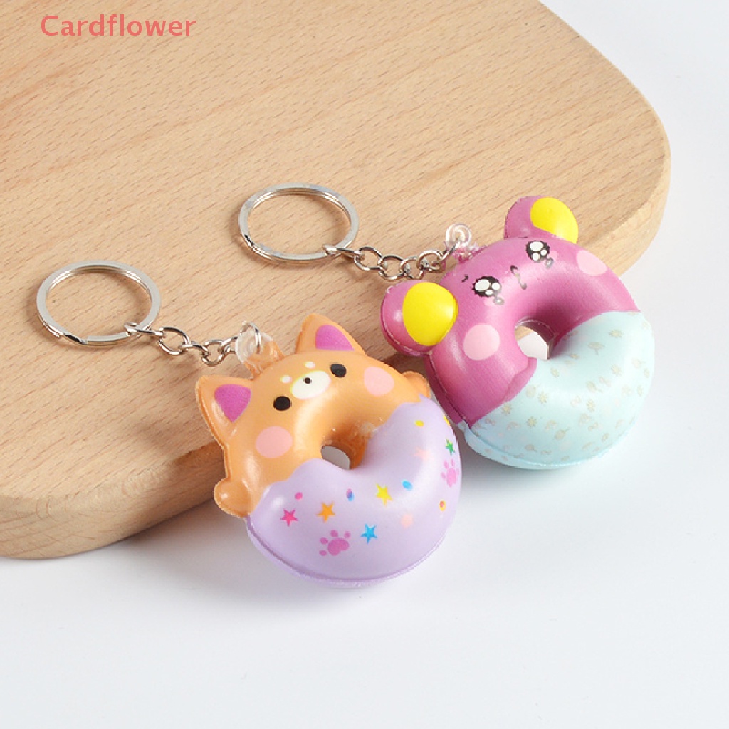 Đồ Chơi Móc Khóa Hình Bánh Donut Bóp Xả Stress Mới