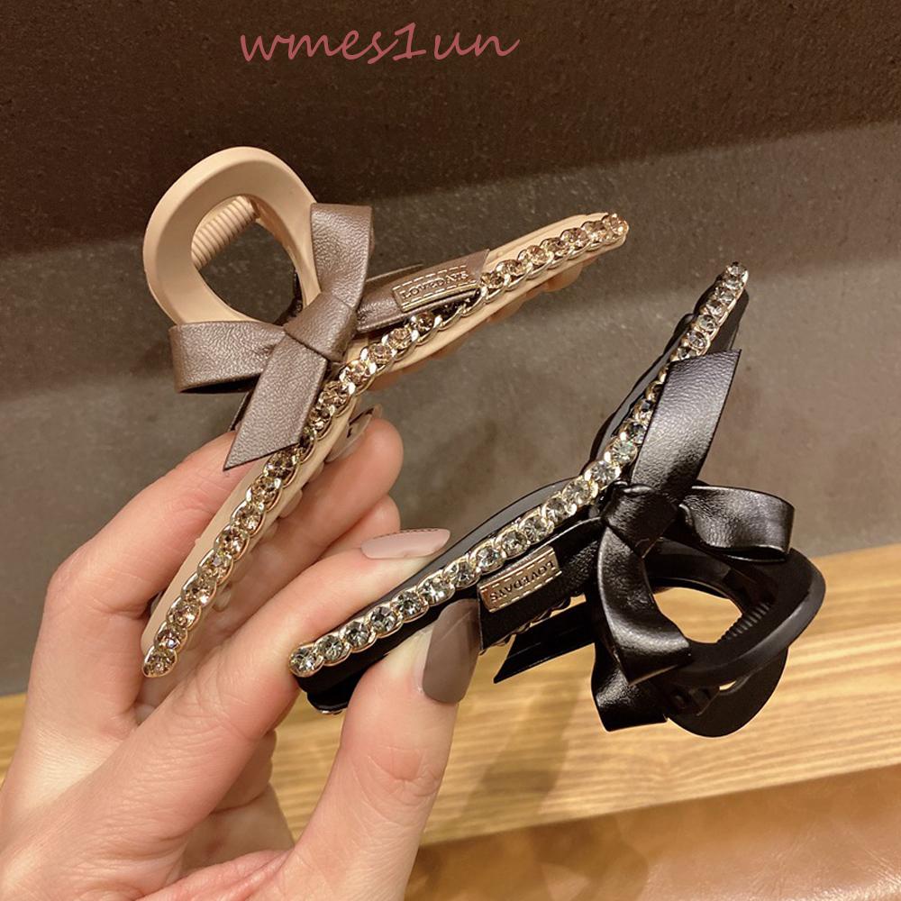 Kẹp Tóc Hình Nơ WMES15H Thời Trang Dành Cho Nữ|Kẹp Càng Cua Tiện Lợi Chất Lượng