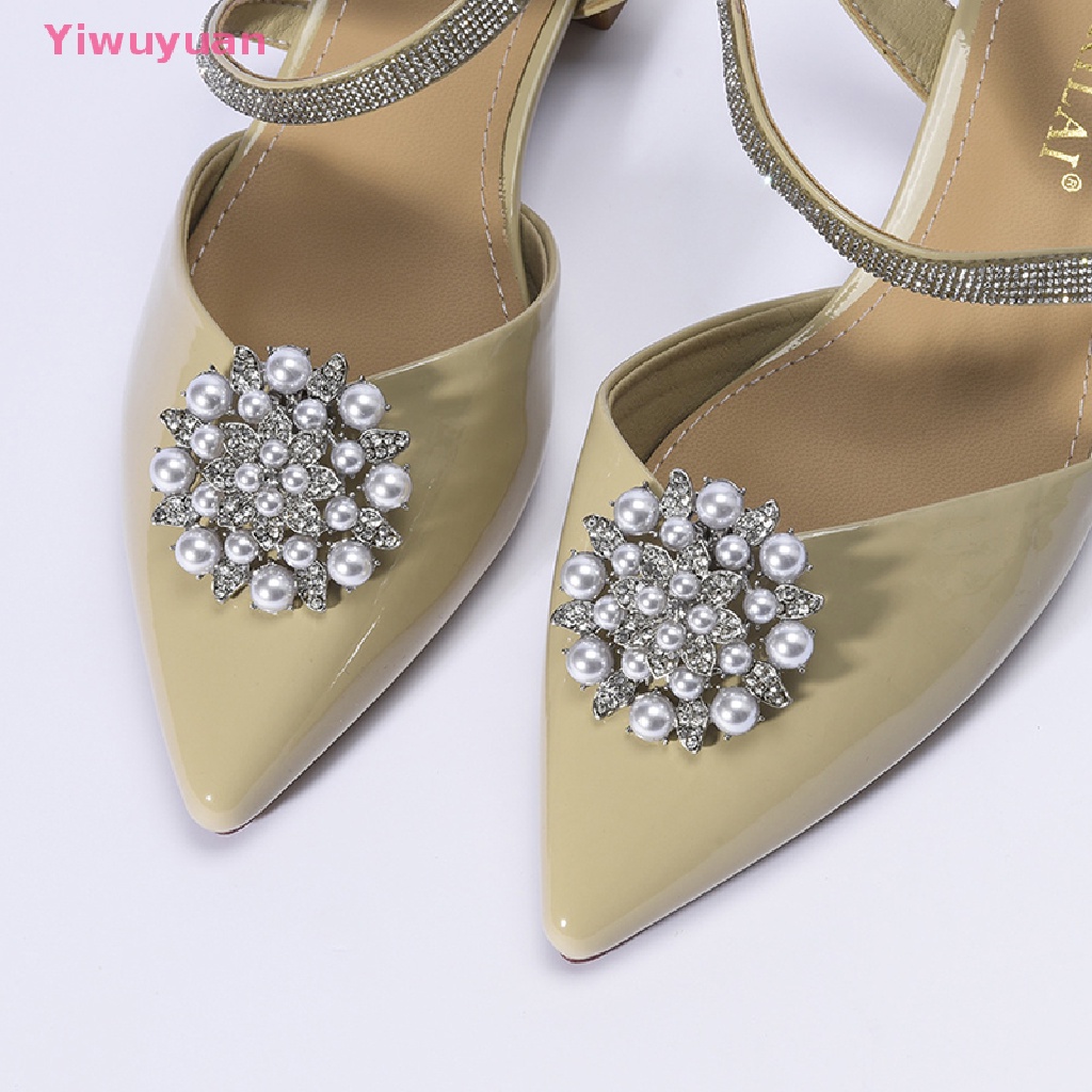 1 Cặp Kẹp Đính Đá Trang Trí Giày Cao Gót Cho Cô Dâu Mới