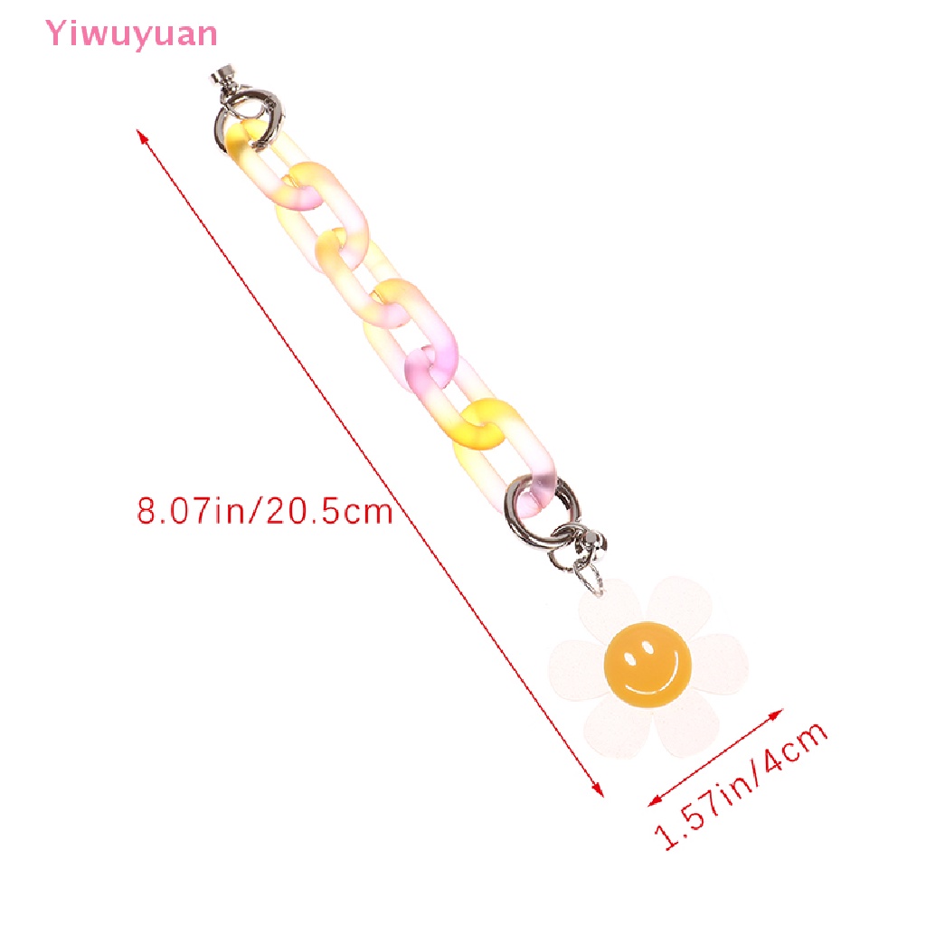 Móc Khóa Xe Hơi Hình Hoa Hướng Dương Mặt Cười Dễ Thương Mới