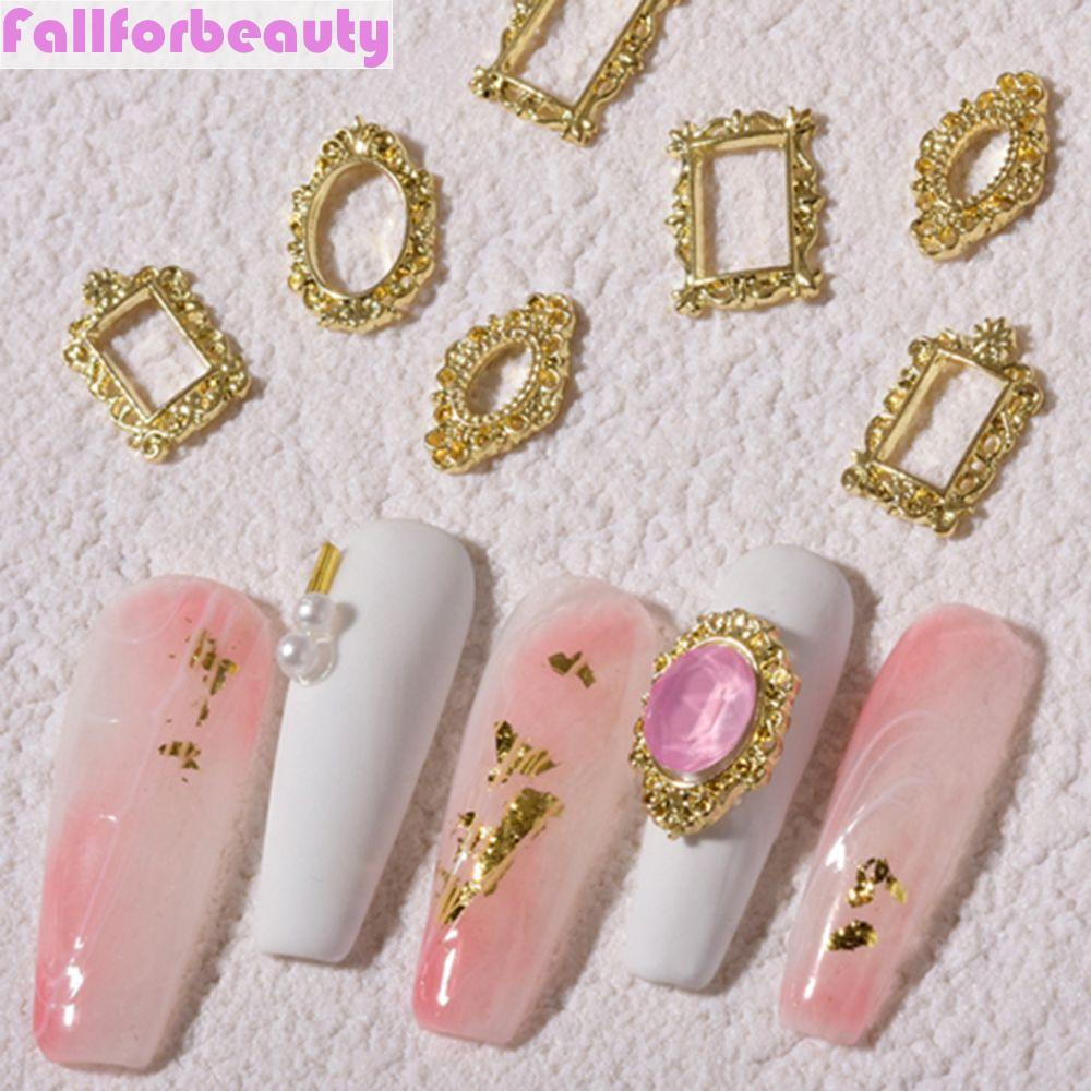 Phụ Kiện Trang Trí Móng Tay Bằng Hợp Kim Phong Cách Châu Âu Cổ Điển DIY