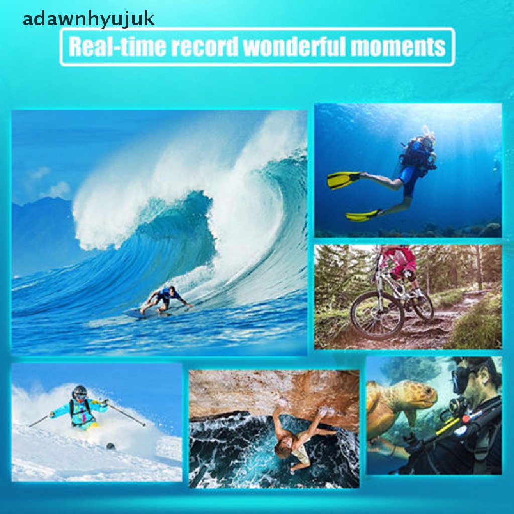 Camera Hành Trình Hai Màn Hình adawnhyujuk 4K 1080P HD 2 '' Chống Thấm Nước Kết Nối WiFi