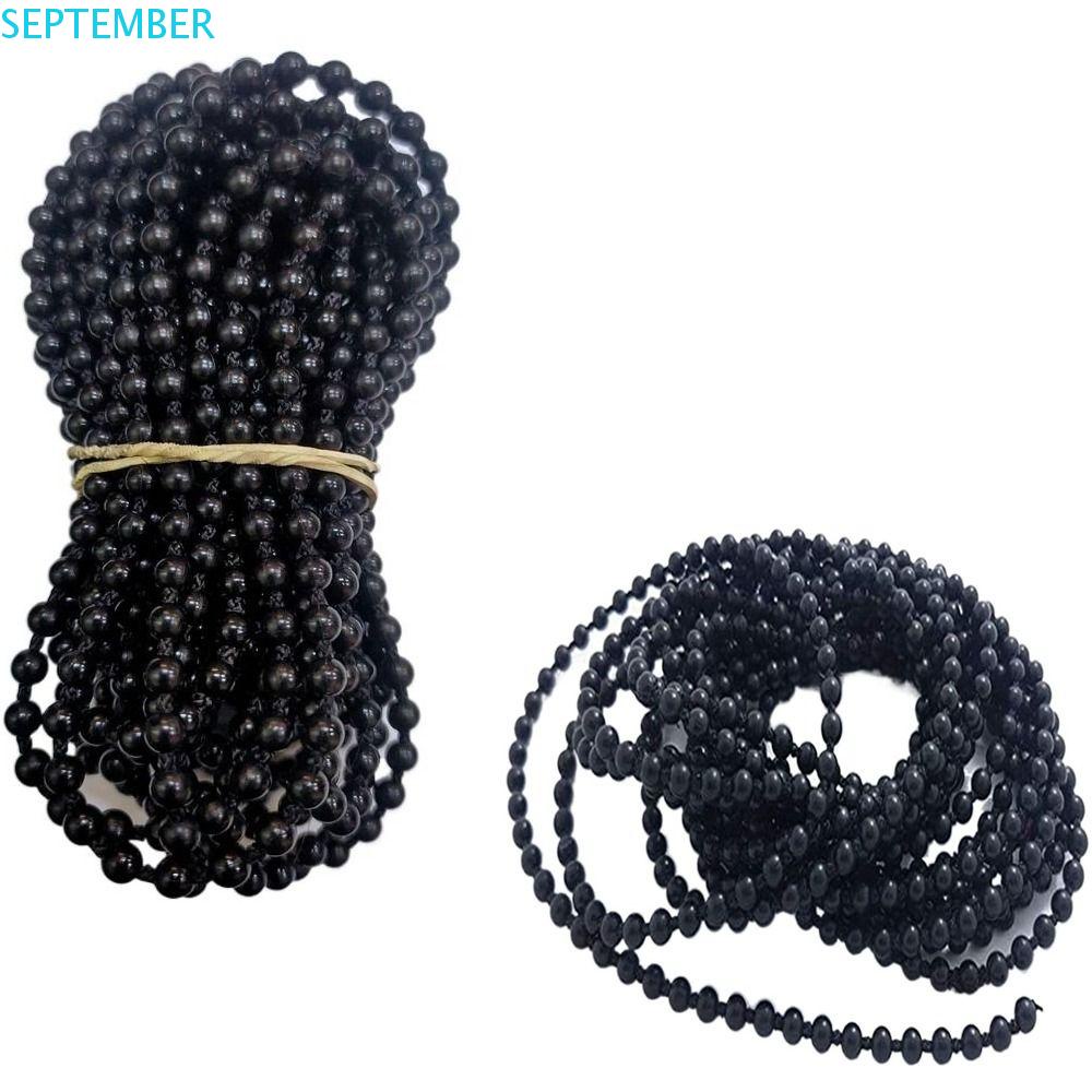 1 Cuộn Dây Nối Rèm Cửa Dạng Chuỗi Hạt Bằng Nhựa Kèm Kẹp Nối Tiện Dụng