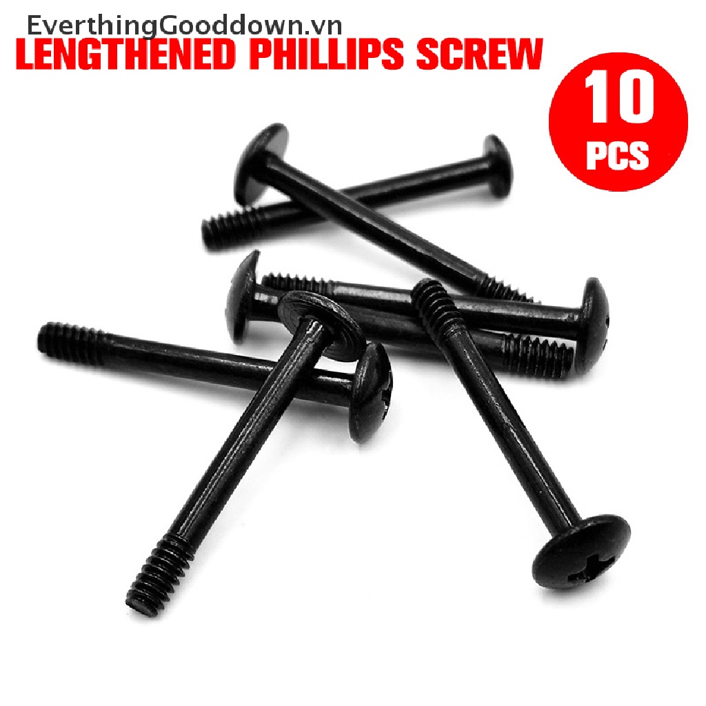 Everthinggooddown 10 Chiếc Quạt Tản Nhiệt Máy Tính Đầu Phẳng Ốc Dài 30mm