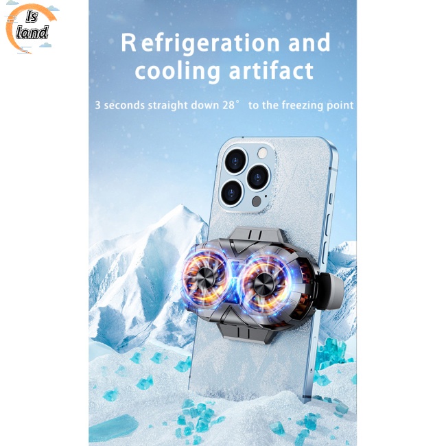 Quạt Tản Nhiệt Bán Dẫn X38 Màn Hình Kỹ Thuật Số Dạng Kẹp Làm Mát Điện Thoại Không Ồn