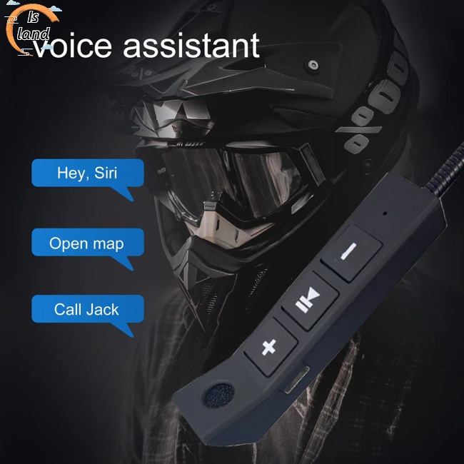 [IS] Tai Nghe Bluetooth Không Dây Gắn Mũ Bảo Hiểm Xe Máy Rảnh Tay Chống Nhiễm Trùng