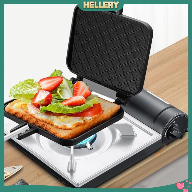 Khuôn Làm Bánh Sandwich Với Tay Cầm Có Thể Tháo Rời Tiện Dụng Cho Gia Đình / Dã Ngoại