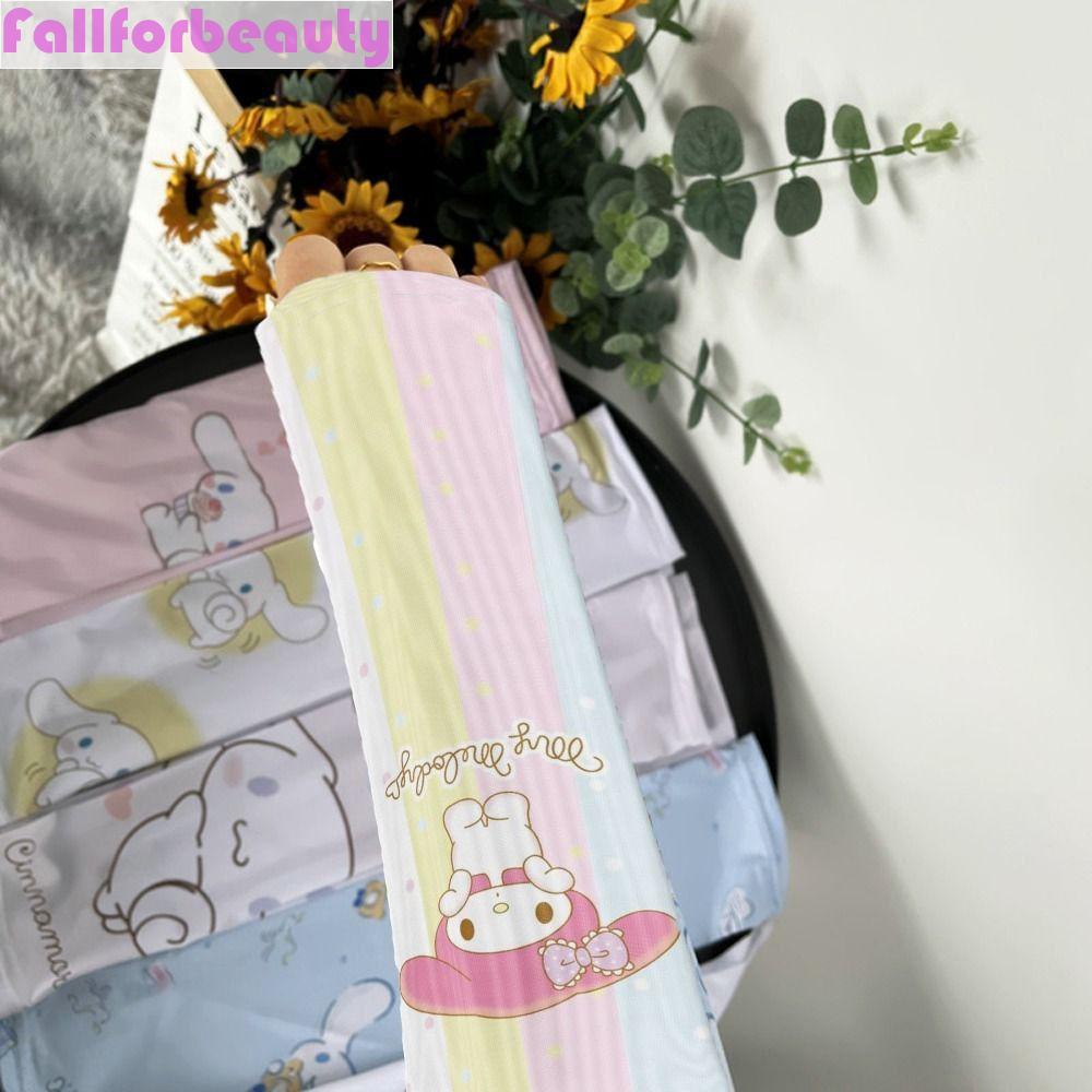 Ống Tay Áo Chống Nắng Bằng Lụa Lạnh Thoáng Khí In Họa Tiết Hoạt Hình Kuromi Dễ Thương Cho Bé Gái