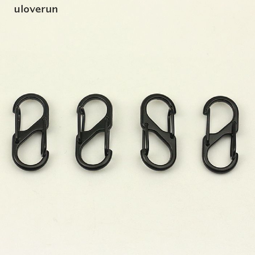 Móc Khóa Chữ S Mini Bằng Thép Không Gỉ Tiện Dụng Khi Đi Cắm Trại