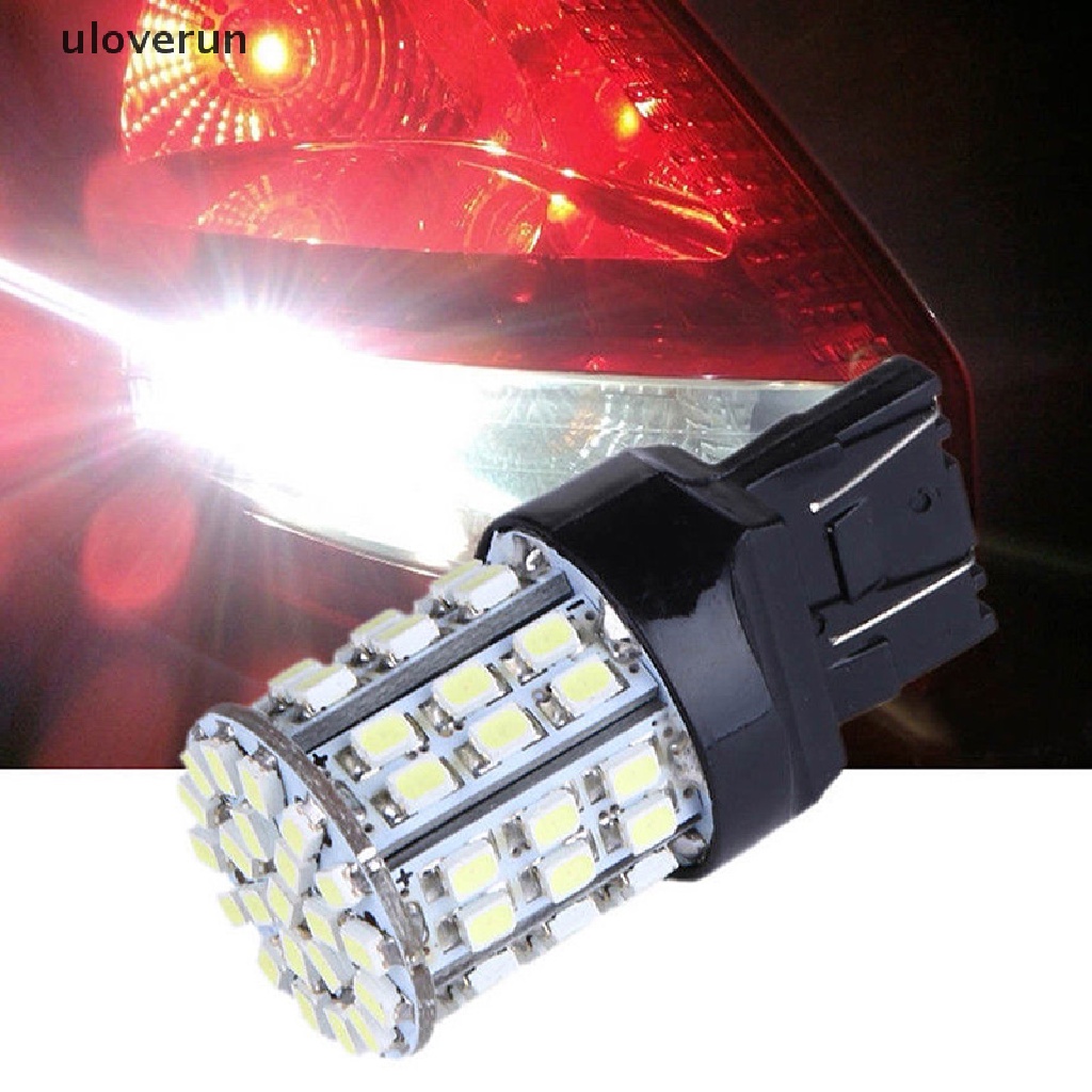 Set 2 Đèn LED T20 7443 1206 6000K 64SMD Ánh Sáng Trắng Dành Cho Ô Tô