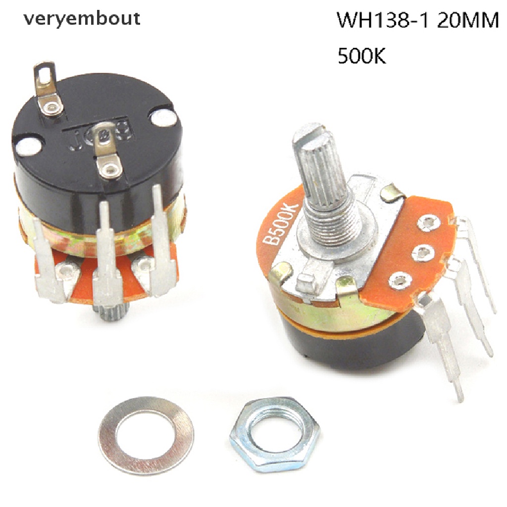 1 Chiết Áp Công Tắc Điều Chỉnh Tốc Độ WH138-1 B500K n