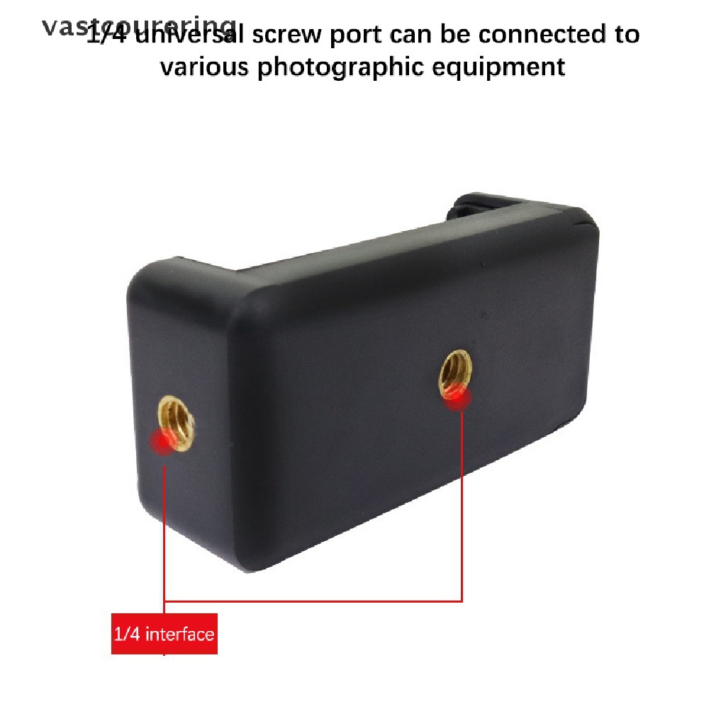 Kẹp Điện Thoại Hai Lỗ Gắn Gậy Ba Chân Hỗ Trợ Livestreaming EN