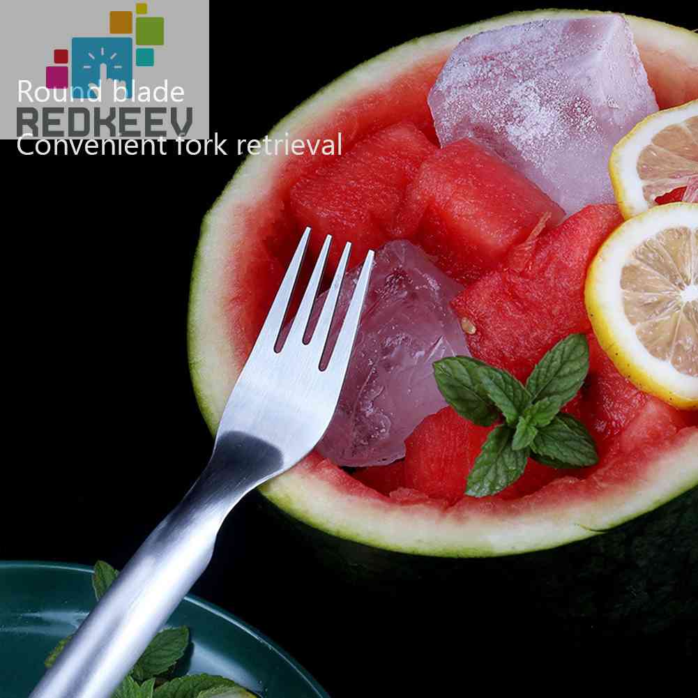 Nĩa Cắt Trái Cây Đa Năng Bằng Thép Không Gỉ