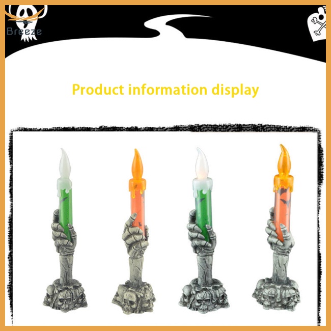 Đèn Led Hình Đầu Lâu Kinh Dị Trang Trí Halloween