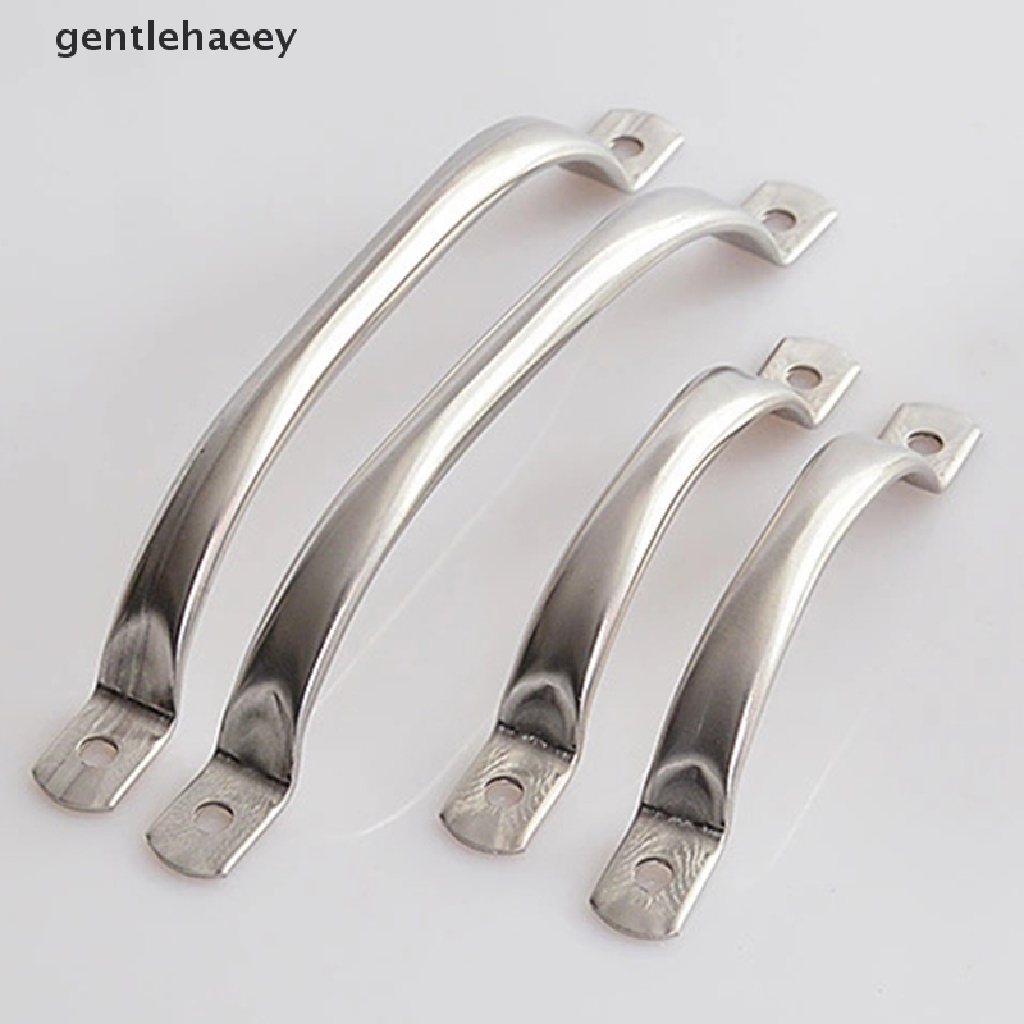 Set 2 Tay Nắm Cửa Tủ Bằng Thép Không Gỉ Màu Bạc