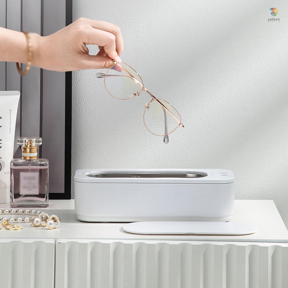 Máy Làm Sạch Bảng Mạch Trang Sức / Đồng Hồ / Mắt Kính Bằng Thép Không Gỉ 304 Tần Số Cao 47000Hz