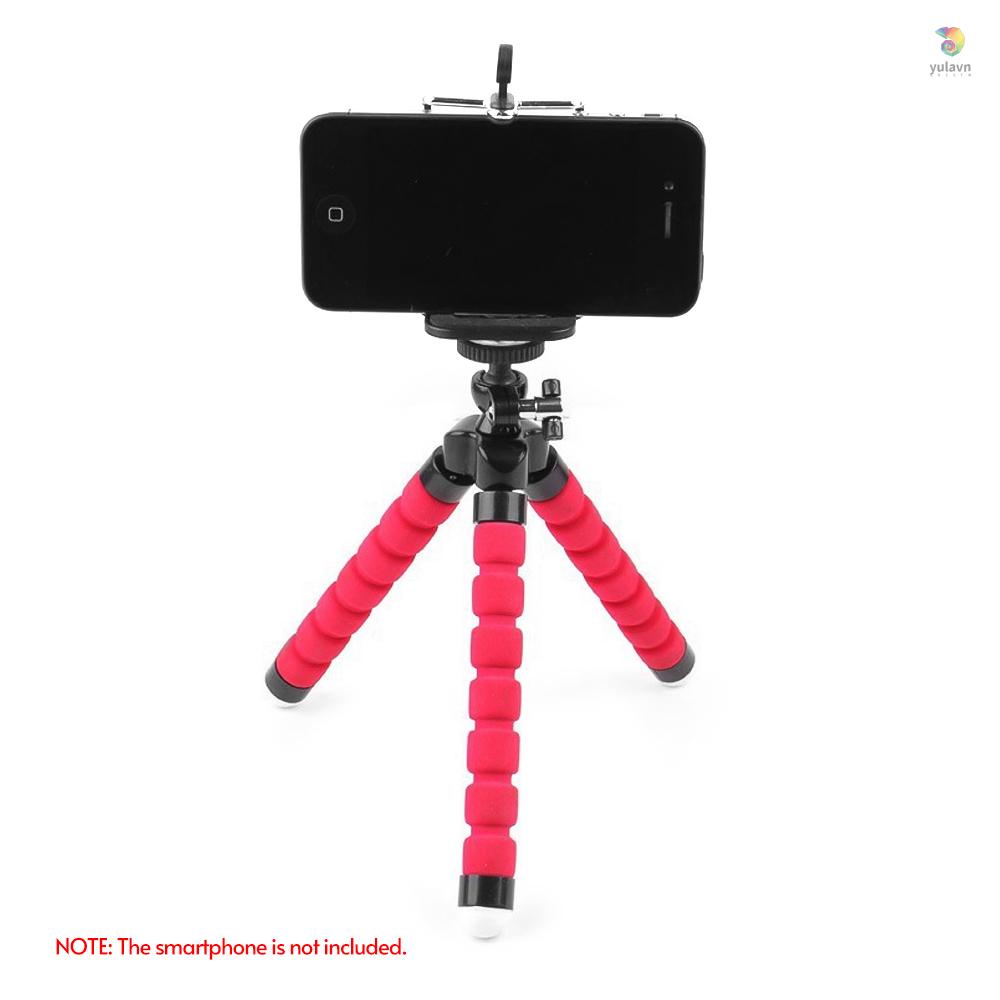 Giá Đỡ Ba Chân Bạch Tuộc Mini Di Động Kèm Giá Đỡ Điện Thoại Hỗ Trợ Live Streaming Selfie
