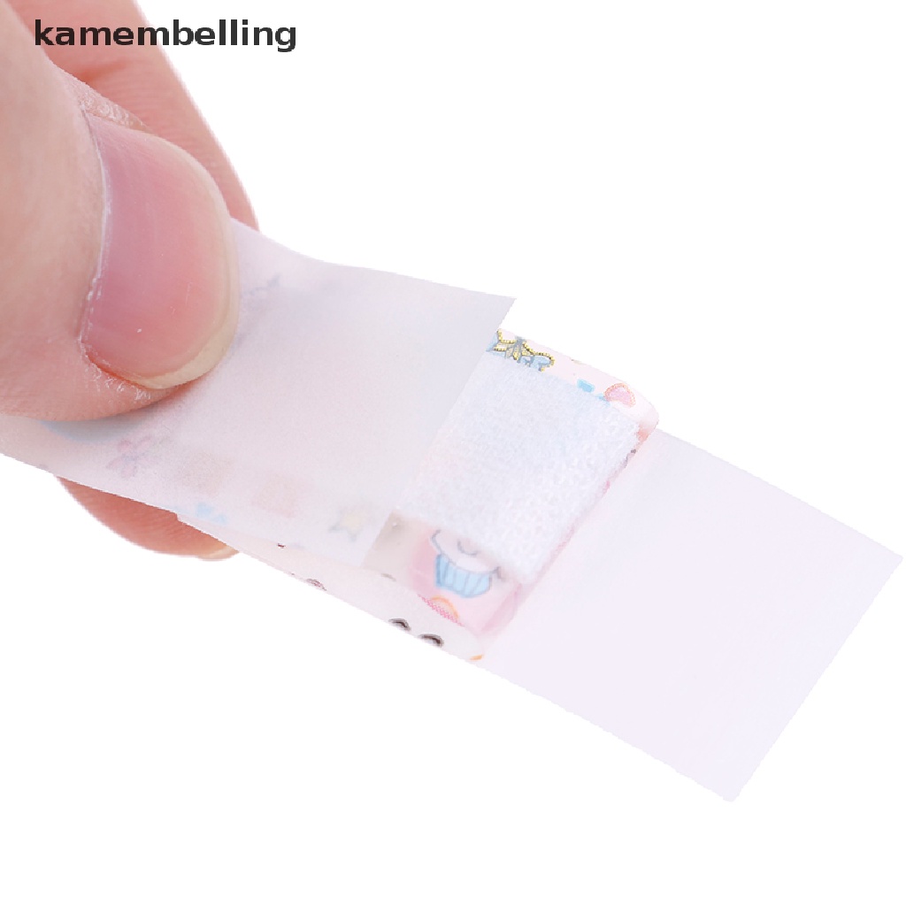 Kamembelling 120 Miếng Dán Bằng PE Trong Suốt Thoáng Khí Họa Tiết Hoạt Hình