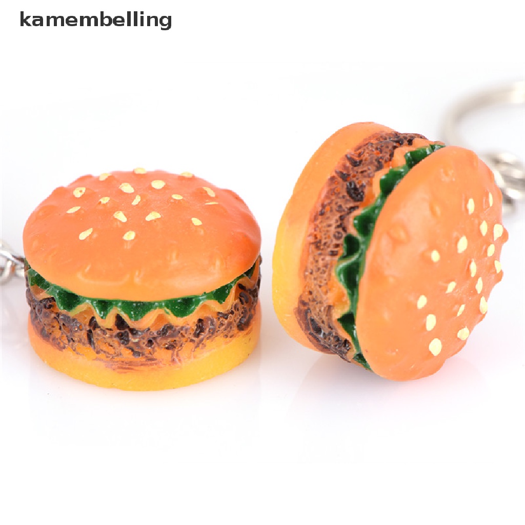 Móc Khóa Hình Hamburger Dễ Thương
